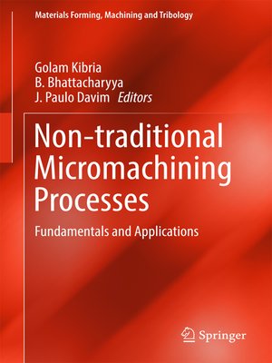 cover image of Non-traditional Micromachining Processes